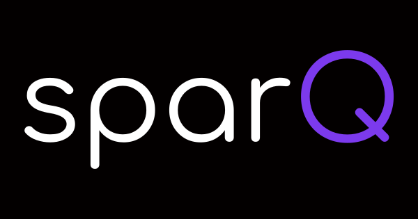 sparQ full logo on dark