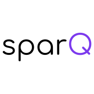 sparQ square logo on white